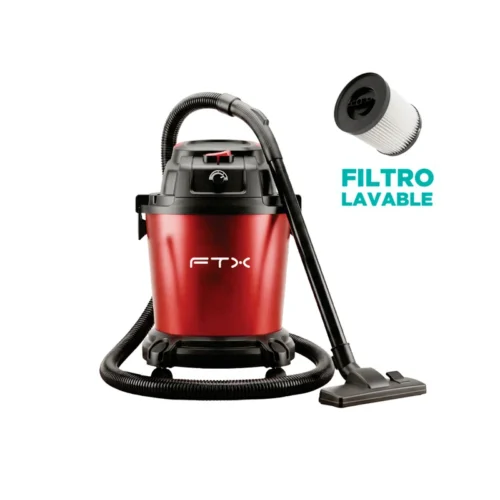 Aspiradora FTX 1700W 220V 30L/Seco/Humedo rojo VC2-12DW