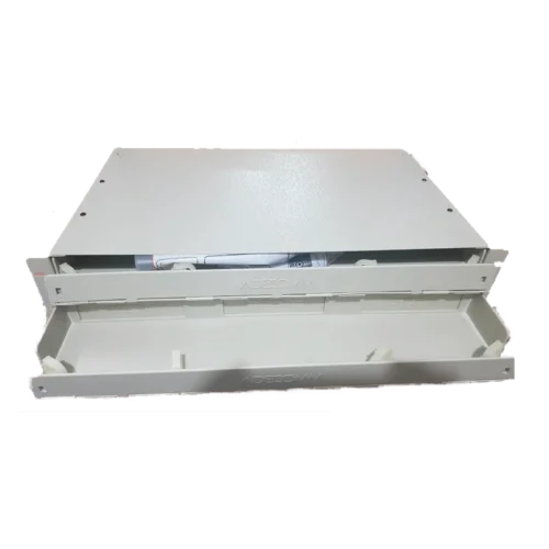 Bandeja Fibra O. 48 Pelos 2U 19″ p/6 Modulos Lgx Adecomm