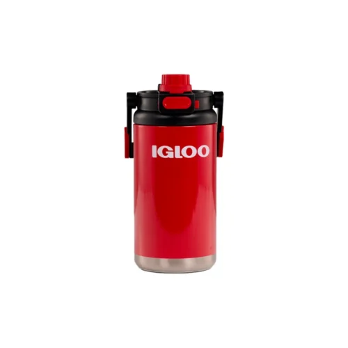 Botella Igloo 1.6L Sstl Chug Btl rojo con manija 4P
