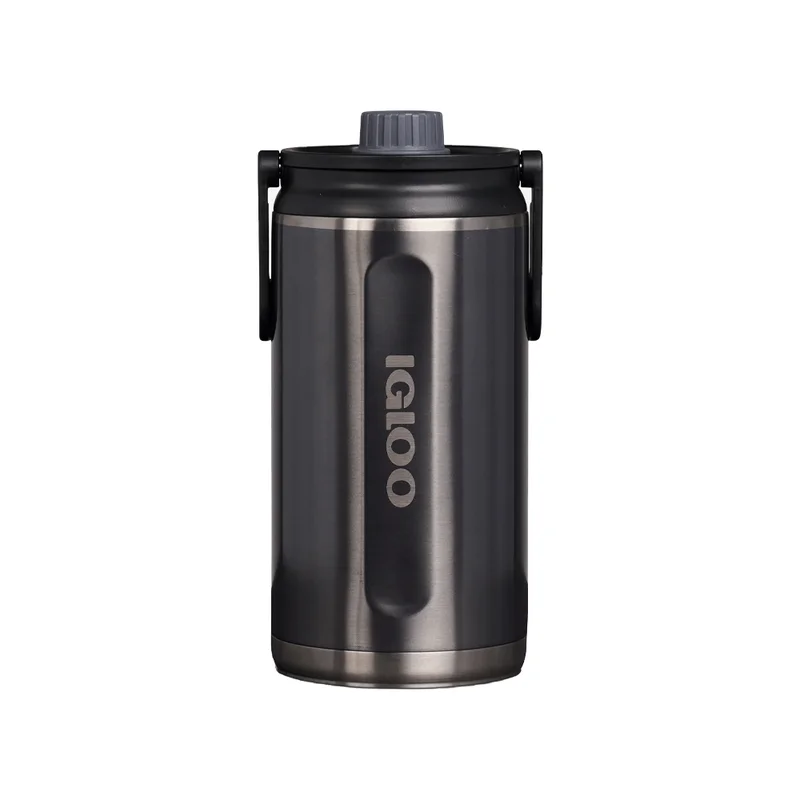 Botella Igloo 1.9L Sstl Chug Btl negro Carbonite con manija 4P