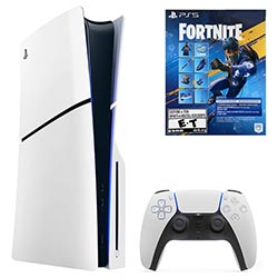Consola Sony PlayStation 5 Slim CFI-2115 A01X 1TB / Standard Edition / Bivolt - Blanco + Juego Fortnite Flowering Chaos (Americano)