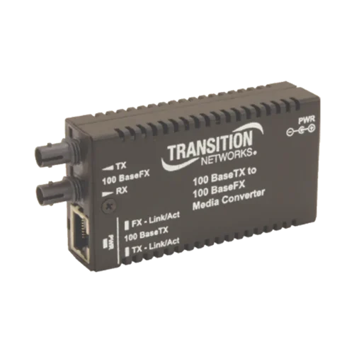 Convertidor Fibra O. Wdm 10/100 SM 20KM M/E-TX-FX Transition