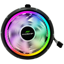 Cooler para Procesador Macrovip MV-CPC2R RGB PWM Top Flow 120MM