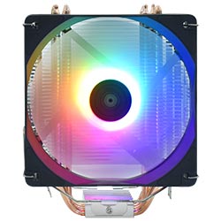 Cooler para Procesador Macrovip MV-CPC3R RGB PWM Tower 120MM - Negro