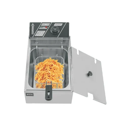 Freidora Eléctrica FTX 10L 2500W 220V Acero Inox C/Cesta DF-10