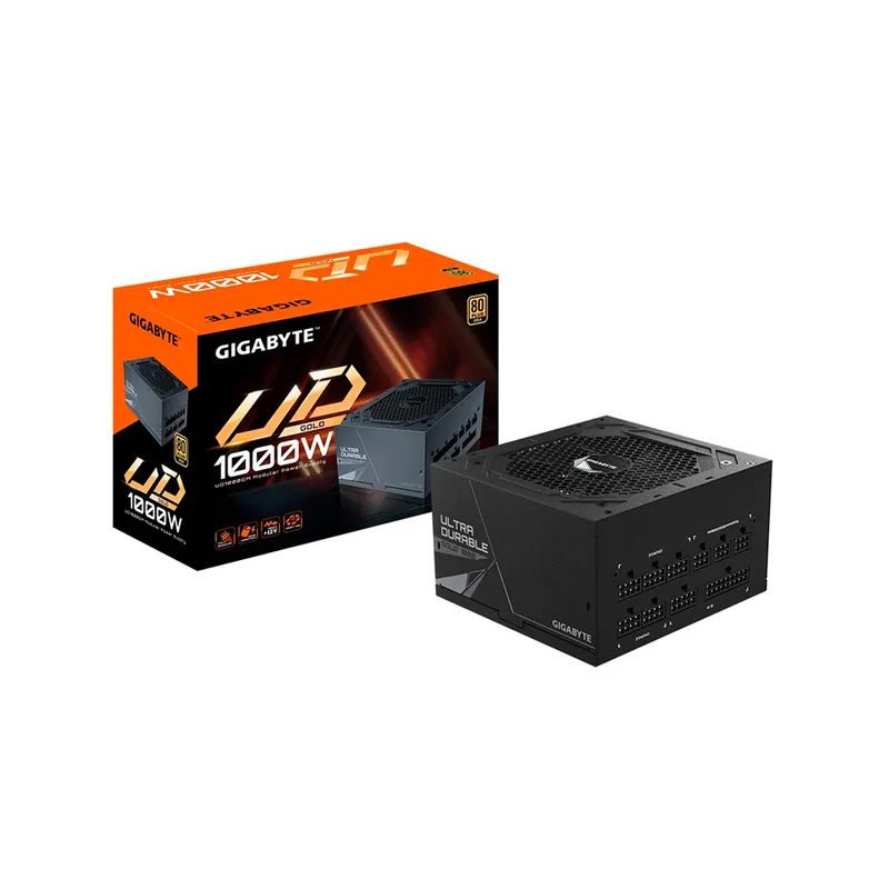 Fuente 1000W Gigabyte 80PLUS Gold Full Modular bivolt GP-UD1000GM PG5