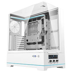 Gabinete Gamer darkFlash DY450 Pro Dy Series Land ATX - Blanco