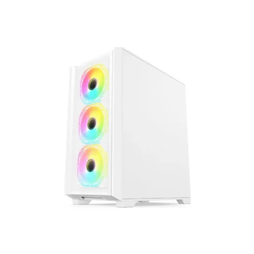 Gabinete Gamer FTX-702WH Vidrio Temp MATX/Mitx blanco