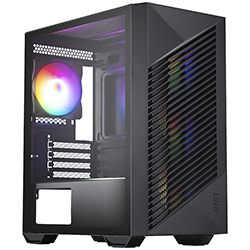Gabinete Gamer MSI Pro Forge M051A Mini Tower /  4 Cooler / ARGB - Negro