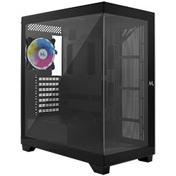 Gabinete Gamer Mtek MCG-DH80-B Mid Tower / 1 Cooler RGB - Negro