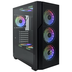 Gabinete Gamer Satellite K31 E-ATX / 8 Cooler - Negro