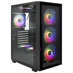 Gabinete Gamer Satellite K51 E-ATX / 8 Cooler - Negro