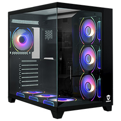 Gabinete Gamer Satellite K900 ATX / 7 Cooler - Negro