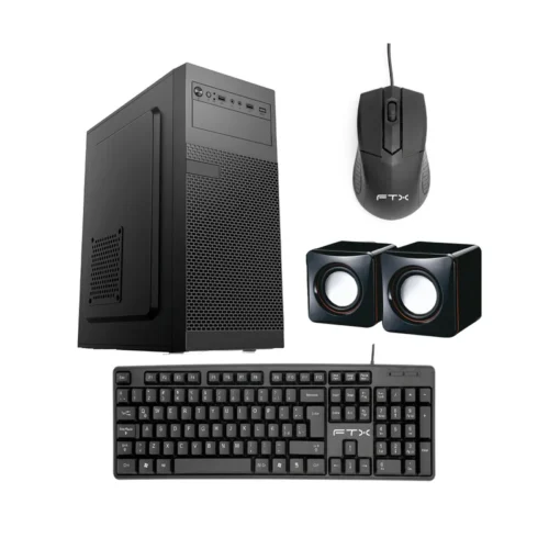 Gabinete Kit FTX PCC-5W1 500W Mouse+tecl/Esp+spk ATX/MATX/ITX
