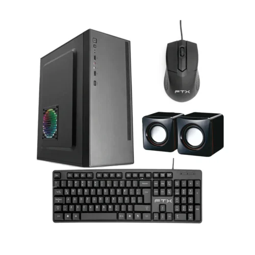 Gabinete Kit FTX PCC-5W3 500W Mouse+tecl/Esp+spk ATX/MATX/ITX