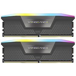 Memoria RAM Corsair Vengeance RGB 64GB (2x32GB) 5600MHz - Gris (CMH64GX5M2D5600Z40)