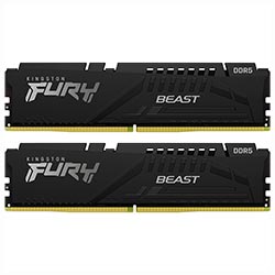 Memoria RAM Kingston Fury Beast DDR5 32GB (2x16GB) 5600MHz - Negro