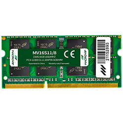 Memoria RAM para Notebook Macrovip DDR3 8GB 1600MHz - MV16S11/8
