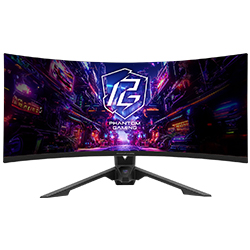 Monitor Gamer ASRock Phantom PG34QRT3A 34" WQHD VA Curvo 180Hz / 1Ms - Negro