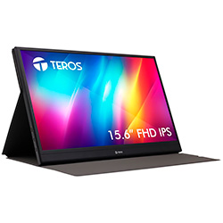 Monitor Portátil Teros TE-1501S 15.6" Full HD IPS - Negro