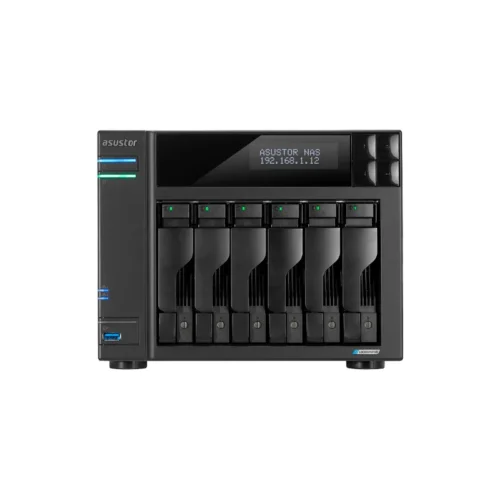 NAS Asustor AS6706T V2 QC 2.0/6BAY/8 G/4 M.2/2-GBLAN/HDMI/2USB3.2