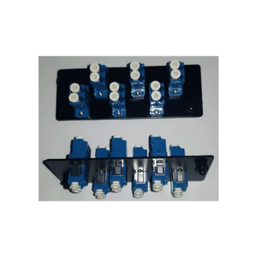 Panel Adaptador Fibra O. Duplex X6 LC-UPC SM 12P LP-F1716CBKS11 Lanpr