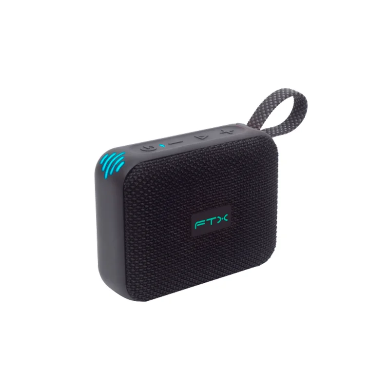 Parlante 8W FTXSP-8SBK Wave BT/Bat/IPX7/Micro SD negro