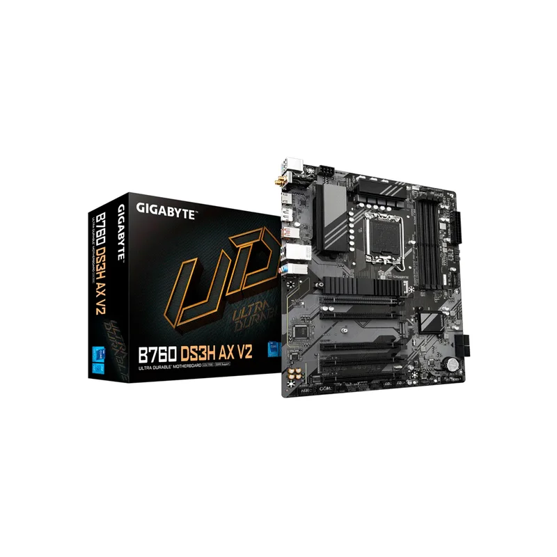 Placa Madre 1700 B760 DS3H AX V2 DDR5 Gigabyte S/R/HDMI/DP/2M2/WIFI/USB/ATX