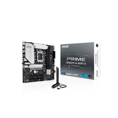 Placa Madre 1700 B760M-A WIFI II Prime DDR5 Asus S/R/HDMI/DP/2M2/USB3.2/MATX