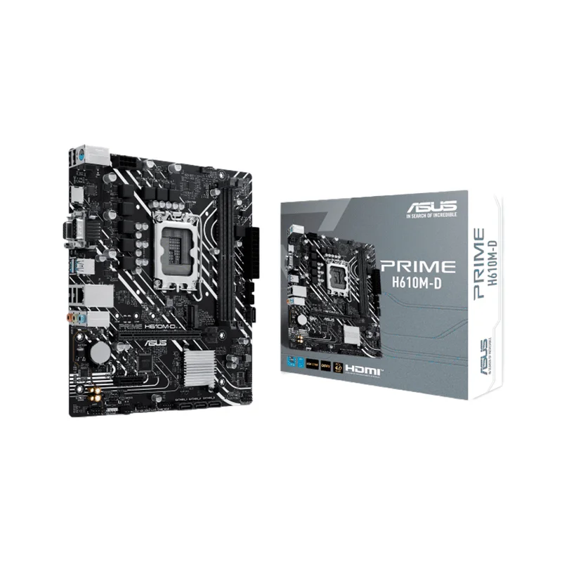 Placa Madre 1700 H610M-D Prime DDR5 Asus V/S/R/HDMI/M2/Com/USB3.2/MATX