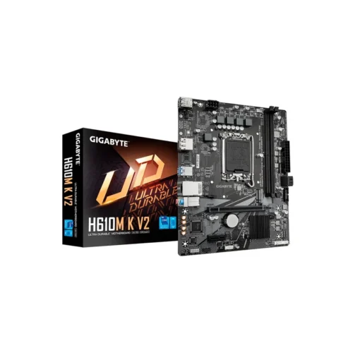 Placa Madre 1700 H610M K V2 DDR5 Gigabyte S/R/HDMI/DP/M2/USB3.2/MATX