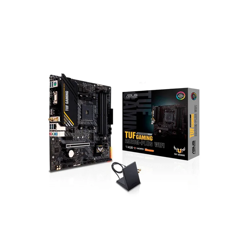 Placa Madre AM4 A520M-PLUS WIFI Tuf Gaming Asus V/S/R/HDMI/DP/M2/MATX