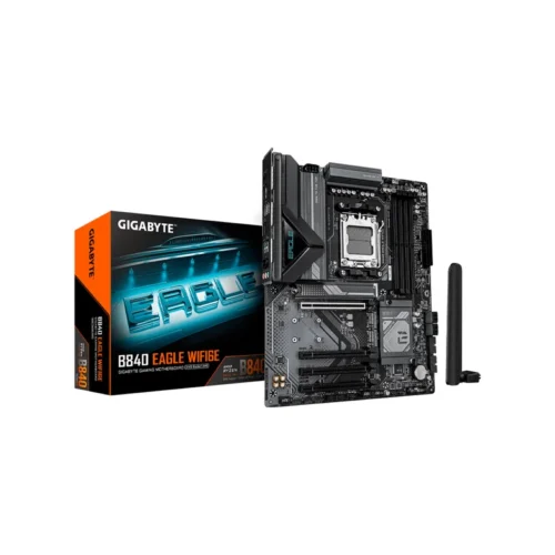 Placa Madre AM5 B840 Eagle WIFI6E DDR5 Gigabyte S/R/HDMI/DP/3M2/USB/ATX