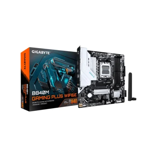 Placa Madre AM5 B840M Gaming Plus WIFI6E DDR5 Gigabyte S/R/HDMI/DP/2M2/USB/MATX