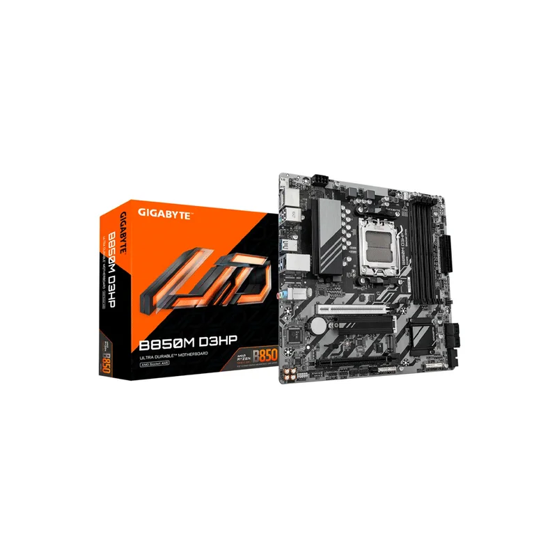 Placa Madre AM5 B850M D3HP DDR5 Gigabyte S/R/HDMI/DP/2M2/USB3.2/MATX