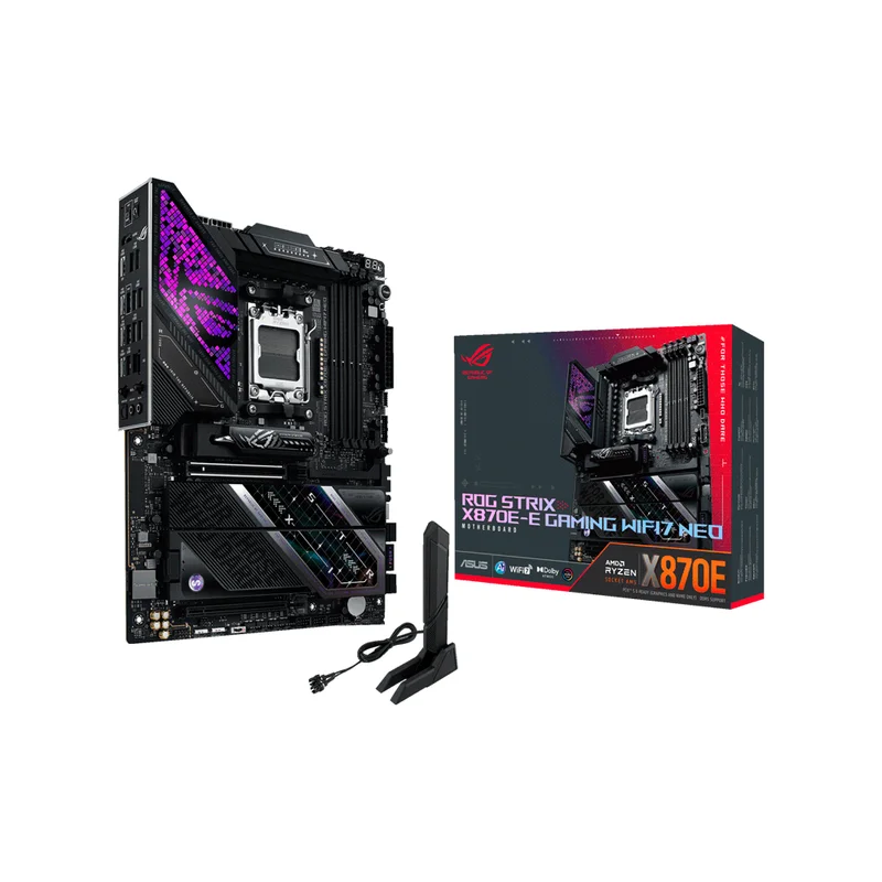 Placa Madre AM5 X870E-E Gaming WIFI7 Neo Rog Strix Asus S/R/HDMI/5M2/USB4/ATX