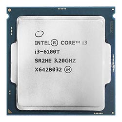 Procesador Intel Core i3 6100T Socket LGA 1151 / 3.2GHz / 3MB - OEM