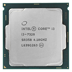 Procesador Intel Core i3 7320 Socket LGA 1151 / 4.10GHz / 4MB - OEM
