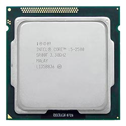 Procesador Intel Core i5 2500 Socket LGA 1155 / 3.3GHz / 6MB - OEM