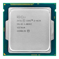 Procesador Intel Core i5 4670 Socket LGA 1150 / 3.4GHz / 6MB - OEM
