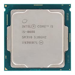 Procesador Intel Core i5 8600 Socket LGA 1151 / 3.1GHz / 9MB - OEM