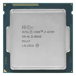Procesador Intel Core i7 4770T Socket LGA 1150 / 2.5GHz / 8MB - OEM