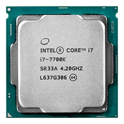 Procesador Intel Core i7 7700k Socket LGA 1151 / 4.20GHz / 8MB - OEM