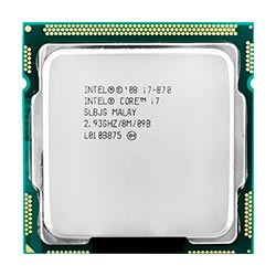 Procesador Intel Core i7 870 Socket LGA 1156 / 2.93GHz / 8MB - OEM
