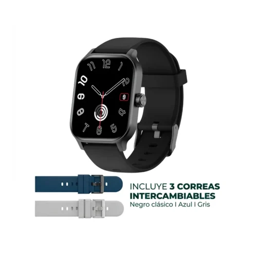 Smartwatch FTXP3-BBES 39mm Negro/Negro+ 2 Correas Extras