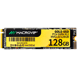 SSD Macrovip M.2 128GB Gold NVMe - MVGLD/128GB