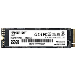 SSD Patriot M.2 256GB P320 NVMe - P320P256GM28