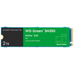 SSD Western Digital M.2 2TB WD Green SN350 NVMe - WDS200T3G0C