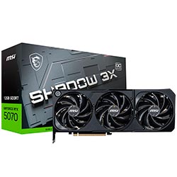 Tarjeta Gráfica MSI Shadow 3X OC 12GB GeForce RTX5070 GDDR7 - 912-V532-232