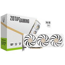 Tarjeta Gráfica Zotac Gaming Solid Core OC White ED 16GB GeForce RTX5070TI GDDR7 - ZT-B50710Q2-10P